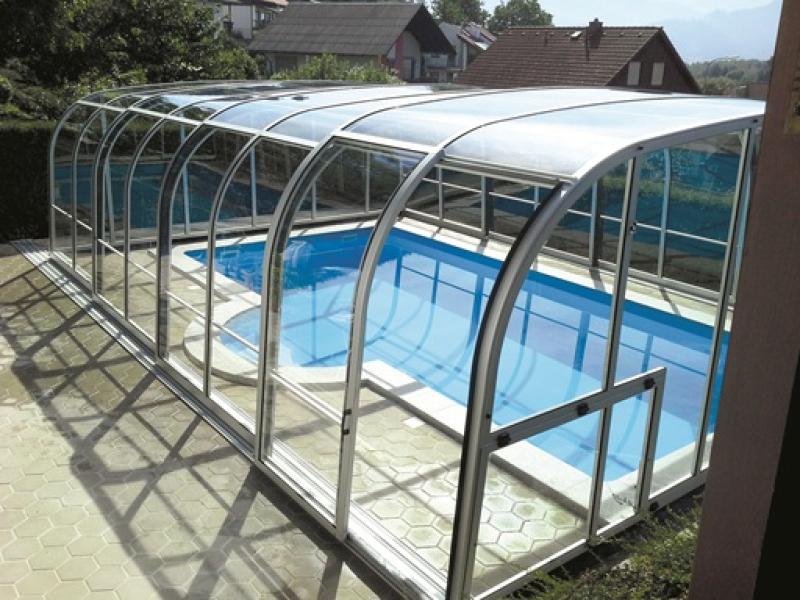 Poolüberdachung Florida, hohe Ausführung